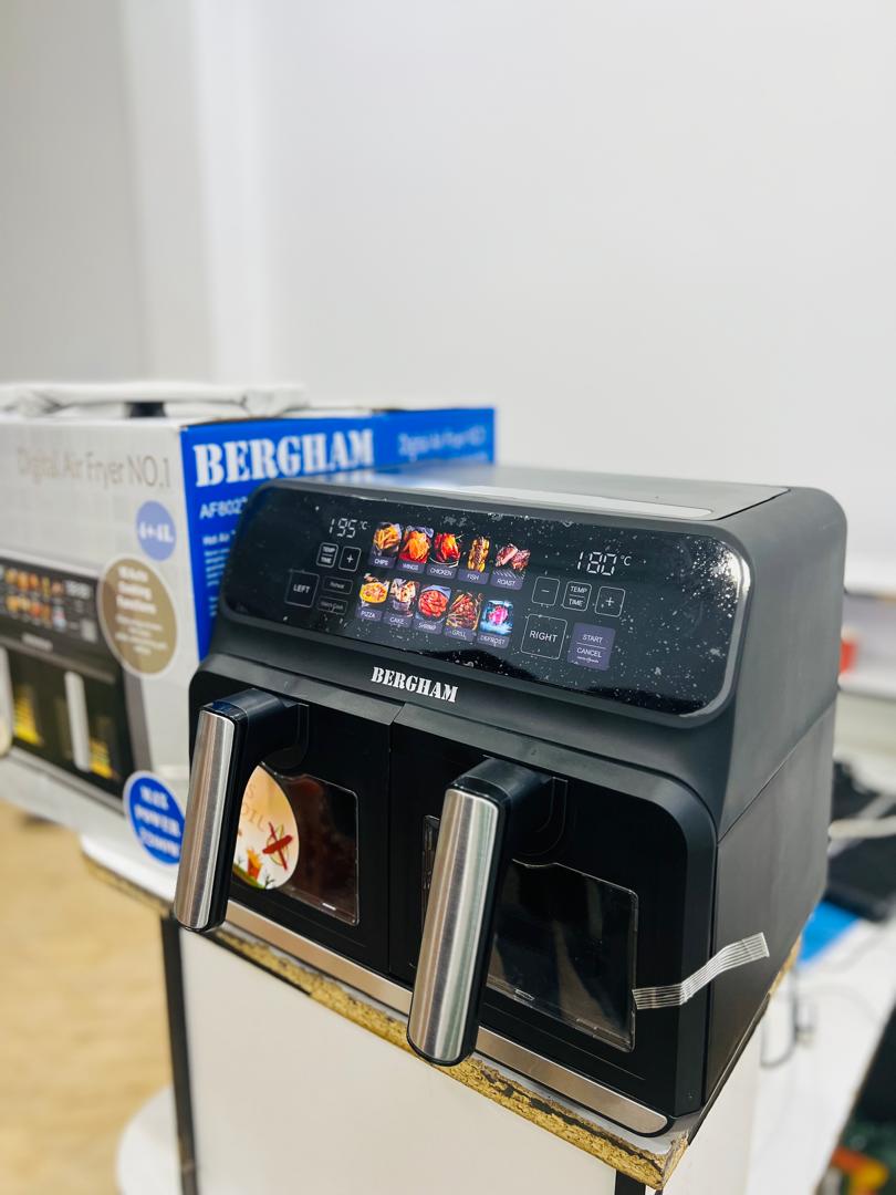 مقلاة BERGHAM الرقمية الهوائية  – سعة كبيرة وجودة عالمية!